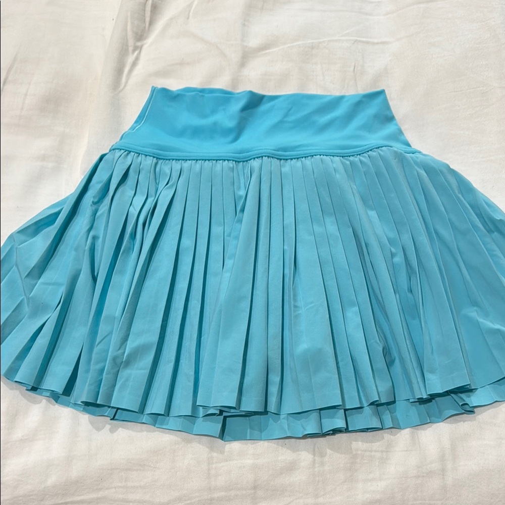 Pleated Blue Women's Skirt